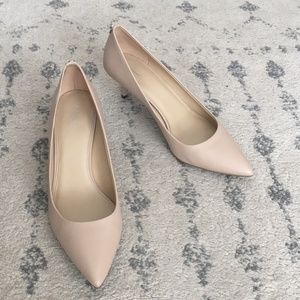 Michael Kors Kitten Heel Nude Pumps
